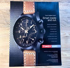 TIMEX RACING FLY-BACK CHRONOGRAPH - FRAMEABLE COLLECTIBLE CLASSIC WATCH ADVERT