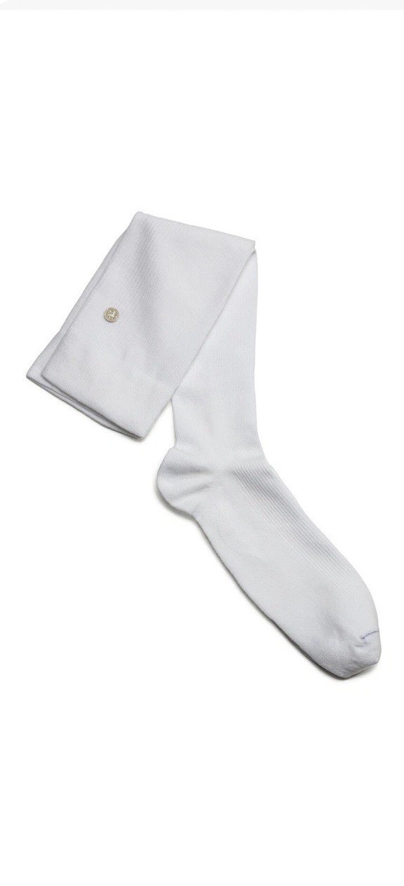 SAOLA 6x Calze Birkenstock Uomo Suola di Supporto Sopra il Polpaccio Cotone Bianco Tg 9 11 Nuove