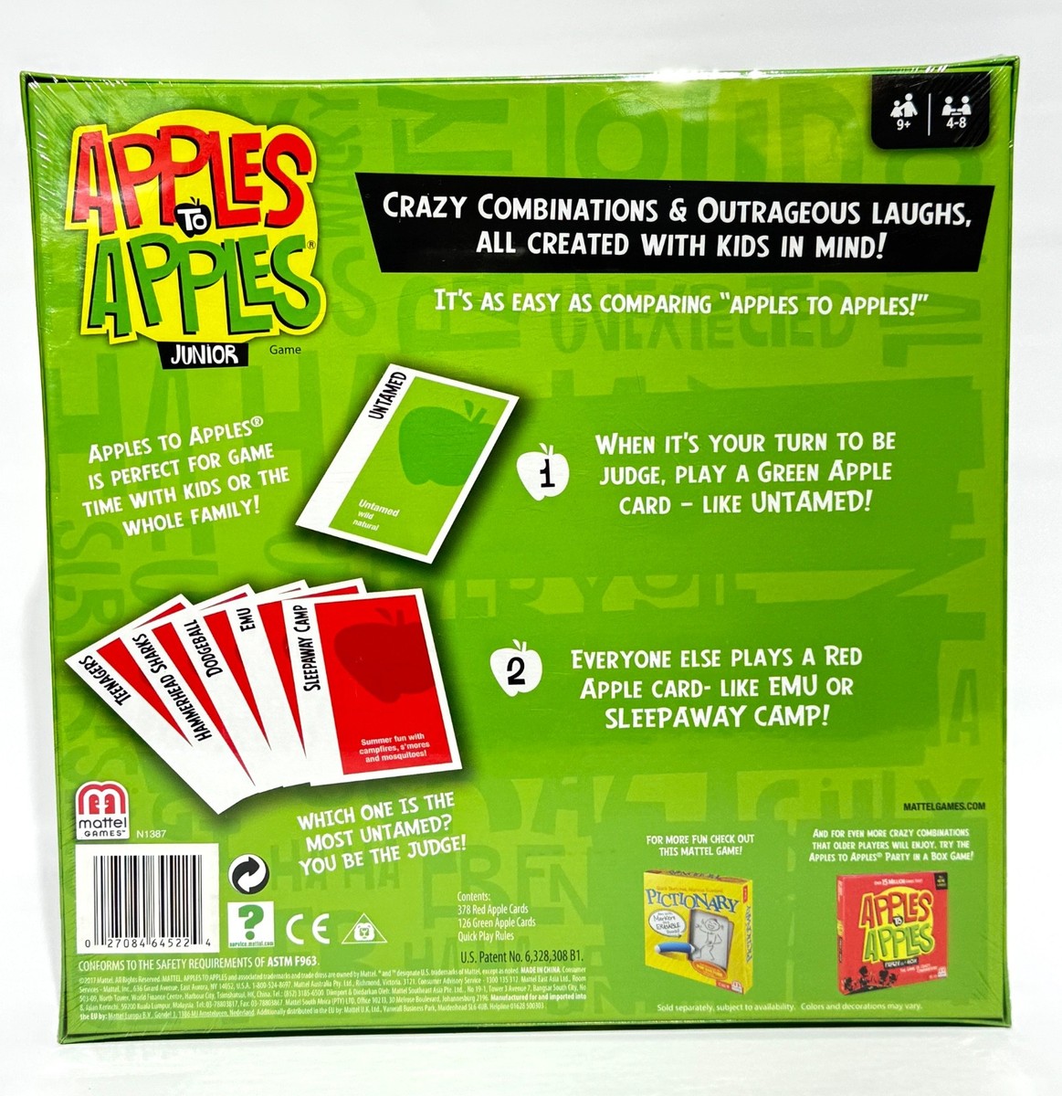 Apples to Apples Junior Card Game 2017 Mattel NEW Sealed | eBay