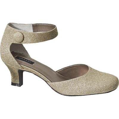 Array Womens Charlie Leather Ankle Strap Slingback Pumps Shoes BHFO 1900