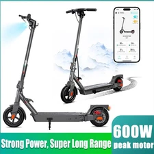 SISIGAD 8.5" 600W E Scooter for Adults Foldable Scooter 20 Mile Range Commuter