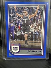2022-23 Panini NBA Hoops - De'Aaron Fox #157 Blue
