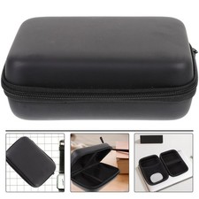 Protective Black Recorder Case Small Eva Organizer for Travel Chargers and Cords