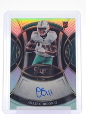 OLLIE GORDON II 2025 SELECT SILVER PRIZM ROOKIE SIGNATURES AUTO #RSI-OGN Q0305