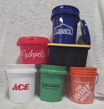 Tiny Mini Tote and 5 Mini Buckets Set.