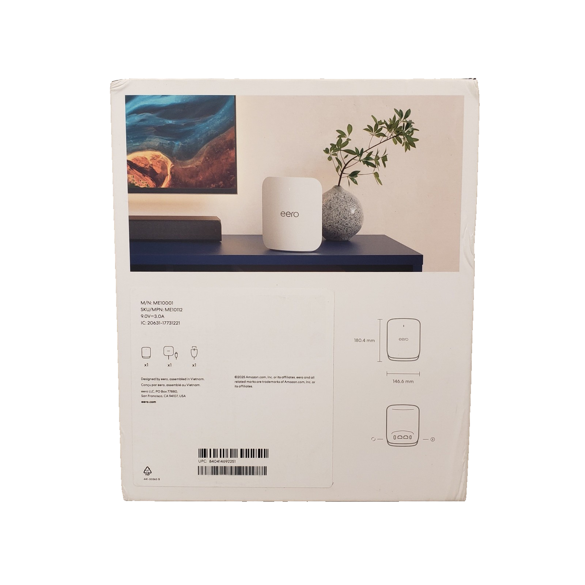 Amazon eero Pro 7 Tri-Band Mesh Wi-Fi 7 Router to 5 Gbps, 190 m²