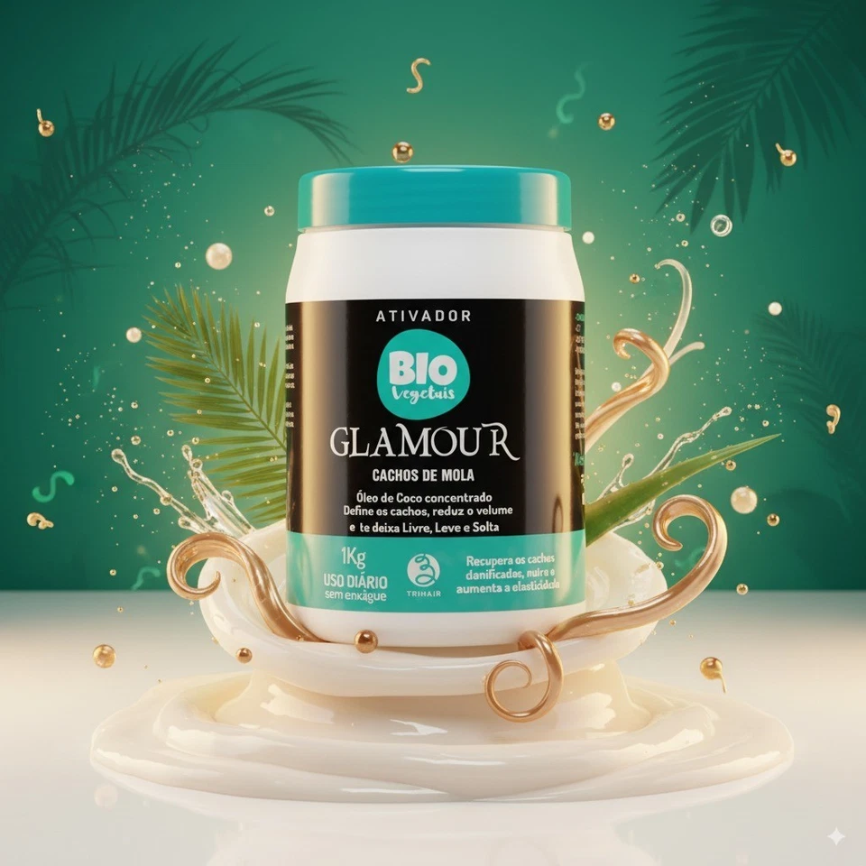 Trihair Curl Set - Cachos de Mola Activator + Luminous Shine Oil Biovegetais - Image 2 of 4