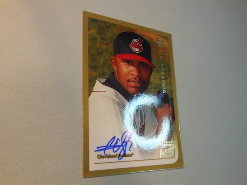 CC SABATHIA INDIANS 1999 TOPPS TRADED #T33 CERTIFIED ROOKIE AUTOGRAPH RC AUTO - Picture 4 of 10