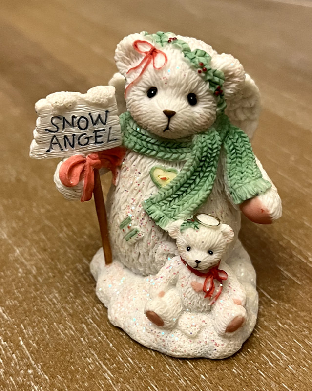 2003 Cherished Teddies Macie Snowbear Angel 115351 The Wonders of Friendship
