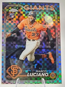 2024 Topps Chrome - X-Fractor #210 Marco Luciano (RC) San Francisco Giants MLB