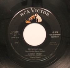 Lindsay Crosby - 45 - Friendship Ring / Why-Oh-You On Rca Victor