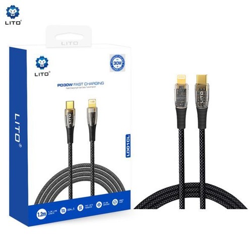 LITO LD01 USB-C To Liquid Silicone Fast Charging Cable 120cm - Black - Picture 3 of 8