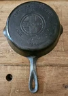 Vintage GRISWOLD Cast Iron SKILLET Frying Pan # 5 LARGE BLOCK LOGO