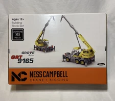 GROVE GRT9165 Ness Campbell Crane & Rigging Building Block Set 322 Piece SEALED