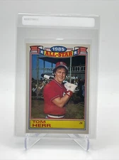 1986 Topps Glossy All-Stars Tom Herr Baseball Card #14 Mint FREE SHIPPING