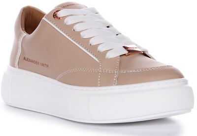 Alexander Smith Eco Greenwich Lace Up Womens Sneakers In Camel US 6 - 11