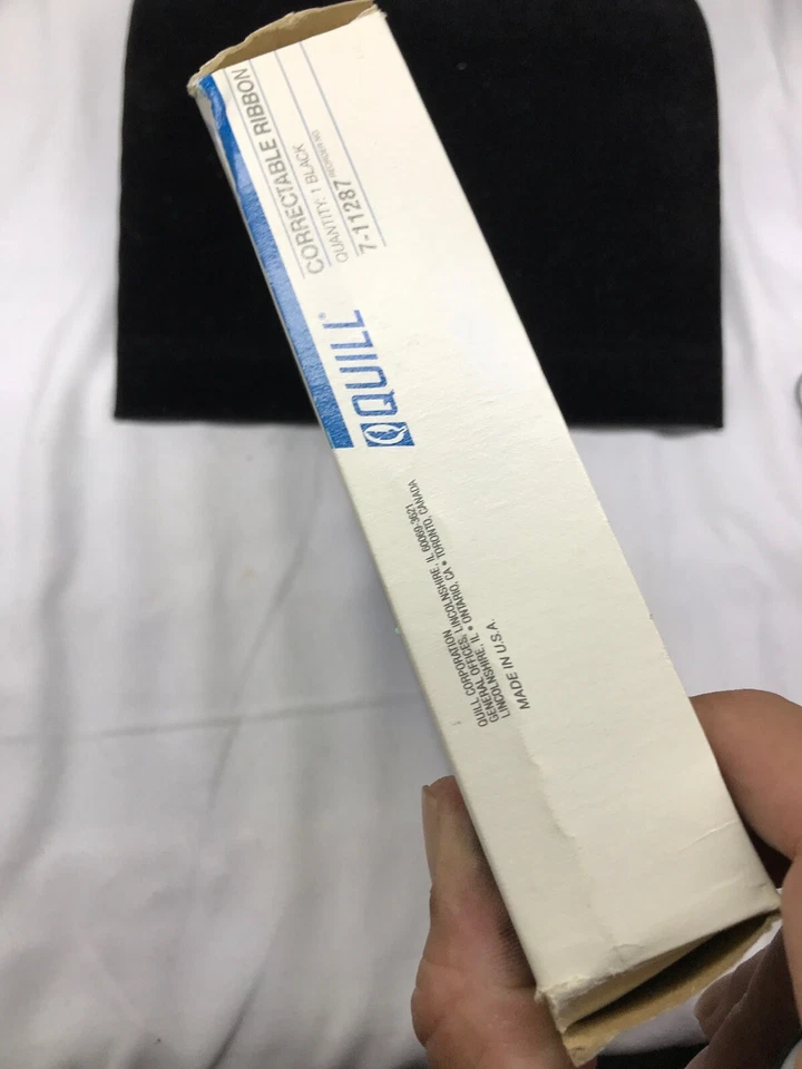 QUILL, Correctable Ribbon, Black 7-11287 for OLIVETTI, HERMES, New Old Stock - Image 4 of 4