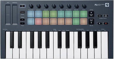 Novation Flkey Mini - Portable 25-Key, USB, MIDI Keyboard Controller 
