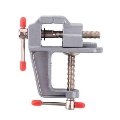 Mini Flat Table Vise Clamp-on Bench Vise Tool Portable Manual Bench Clamp