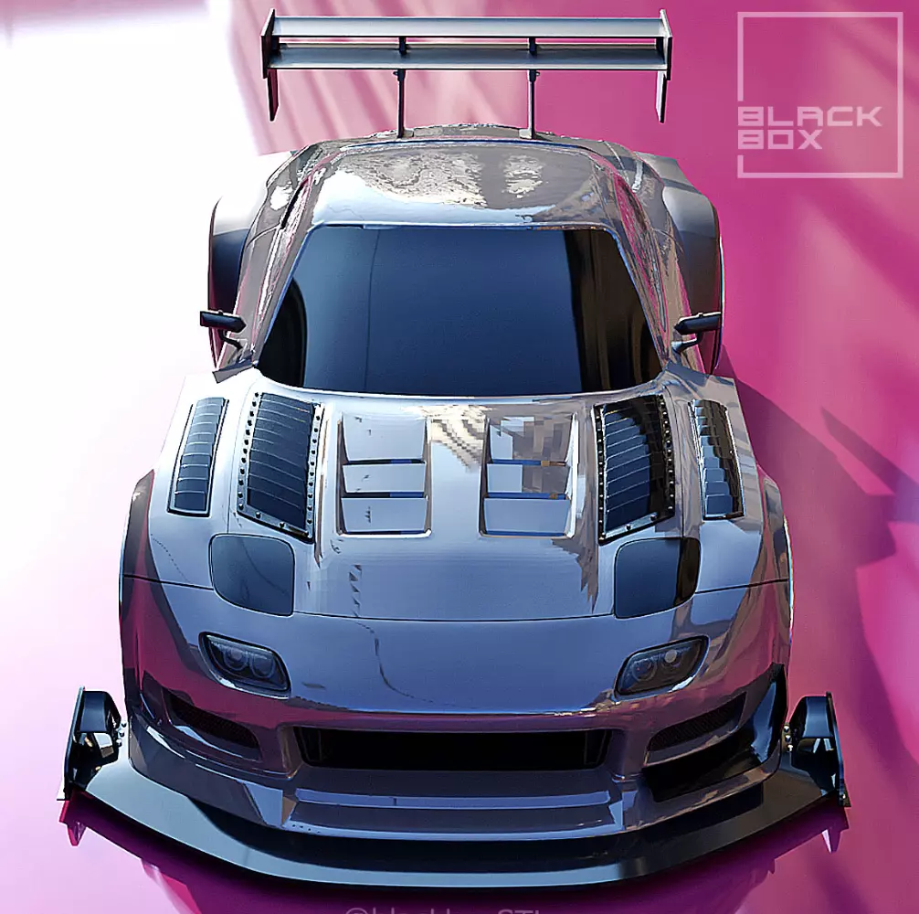 Tamiya rx7 rocket bunny new arrivals