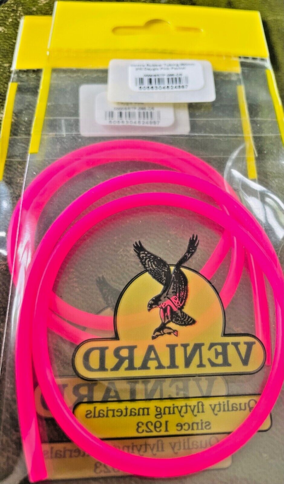 Veniard Dayglo Silicone Tubing Tube Fly Hook Holder 6 Colour Options eBay