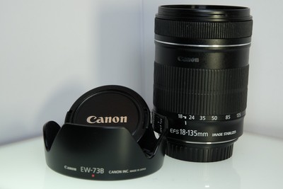 Canon Lens Zoom EFS 18-135mm Stabilizer Macro 0.45m/1.5ft REDUCED to $165.00
