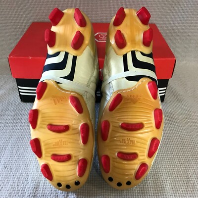 2002 Adidas Original Predator Mania TRX FG Champagne Gold 2002 Adidas Original Predator Mania TRX FG Champagne Gold
