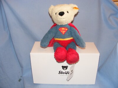 Steiff Superman 114229 Brandneu Steiff Brandneu Auf Lager Mit Steiff Geschenkbox