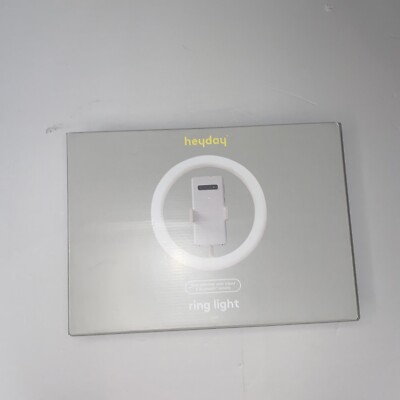 heyday Selfie Ring Light with Tripod Stone White 5ft tall 10'' ring influencer