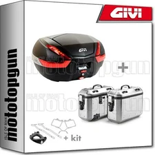 GIVI CASE V47NN + SUITCASES TREKKER DOLOMITES DLMK36A HONDA NC 750 S 2016 16