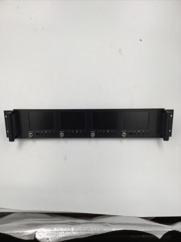 19inch Quad 3.5inch Rackmount LCD Monitor - Image 2 of 4
