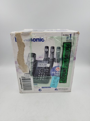 Panasonic KX-TGF544 4 Handset Cordless Answering Machine System-New, Open Box