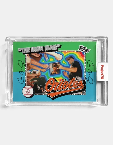 Topps Project70® Cal Ripken Jr. By Sean Wotherspoon AP Artist Proof #/51 IN HAND