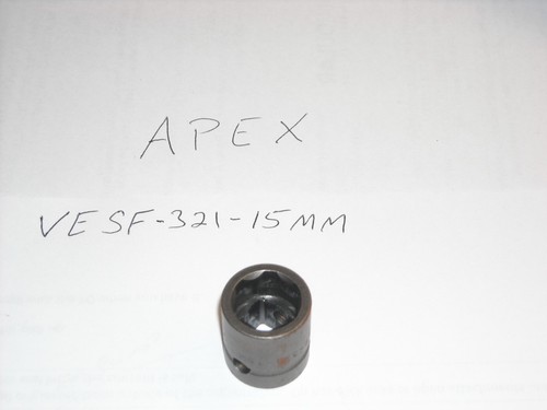 VESF-321-15MM, Apex, Special, Surface Drive, 1/2" Drive, FM. 15MM Hex, New - Picture 3 of 5