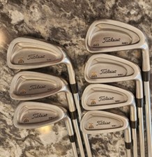 Titleist DCI 981 Iron Set 3-PW, Missing 8 Iron, Stiff Steel, Right Hand