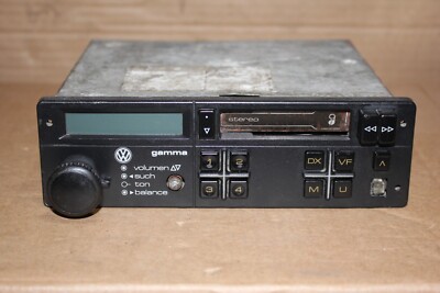 ORIGINAL VW VOLKSWAGEN GAMMA 1 RADIO MC CASSETTE PLAYER GOLF JETTA SCIROCCO