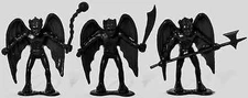 DFC 6 Black Demons in 3 poses - 'Dragonriders of the Styx' - poses vary