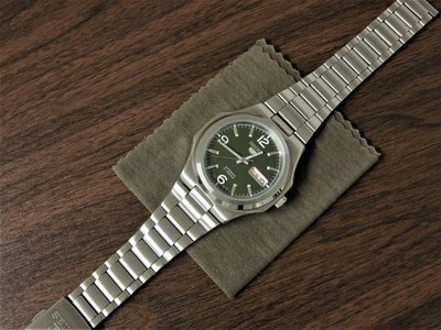 Seiko 5 SNKK57K1 Zielona tarcza 7S26 03R0 Automatyczny Seikonaut Nautilus |  eBay
