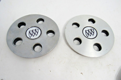 TWO (2) OEM 95-96 Buick Regal GS Gran Sport Silver Center Cap Plastic FC-14