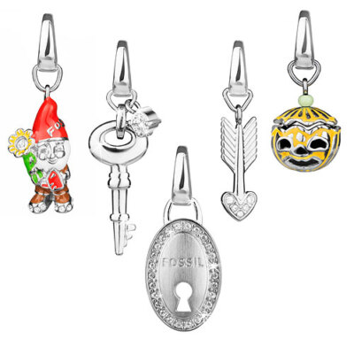 Original Fossil Charms Ketten & Armband Anhänger verschiedene Modelle