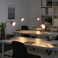 Klemmleuchte Tischlampe Leseleuchte Spot Flexibel Schwarz Led H 34 Cm 4Er Set