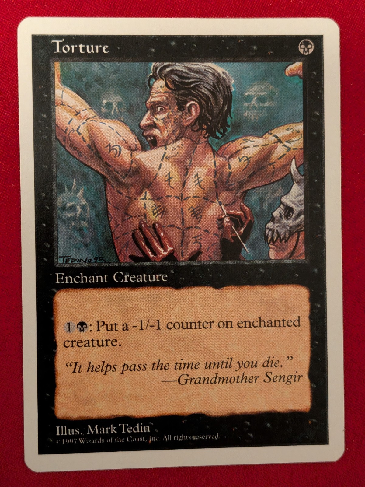 Torture Regular C LP Fifth edition MTG
