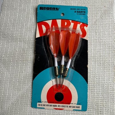 Vintage Regent Darts Set 12g Model 55155 Made in Japan NOS Sealed
