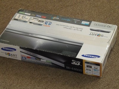 New Sealed Samsung BD-E6500 Black 3D WiFi 3D Blu-Ray DVD Player