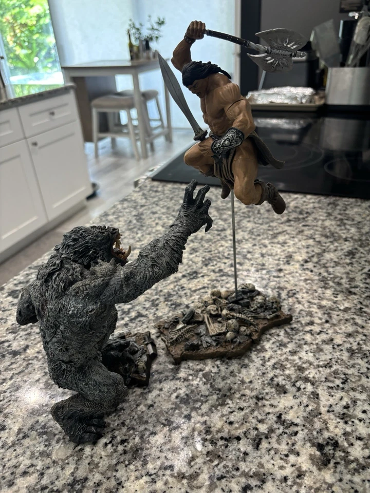 McFarlane Conan The Warrior Hour Of The Dragon And Man Eating Haunted Pits Loose - Image 3 of 4