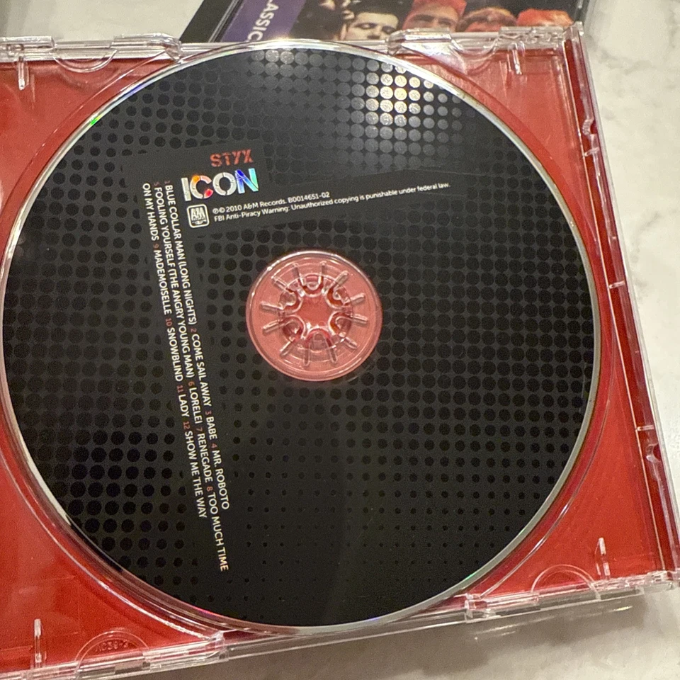 Lot Of 3 Styx CDs Icon Greatest Hits Part 2 Classics Foto 4 de 4