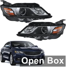 Headlights Compatible with 2014-2020 Chevy Impala Passenger and Driver Side