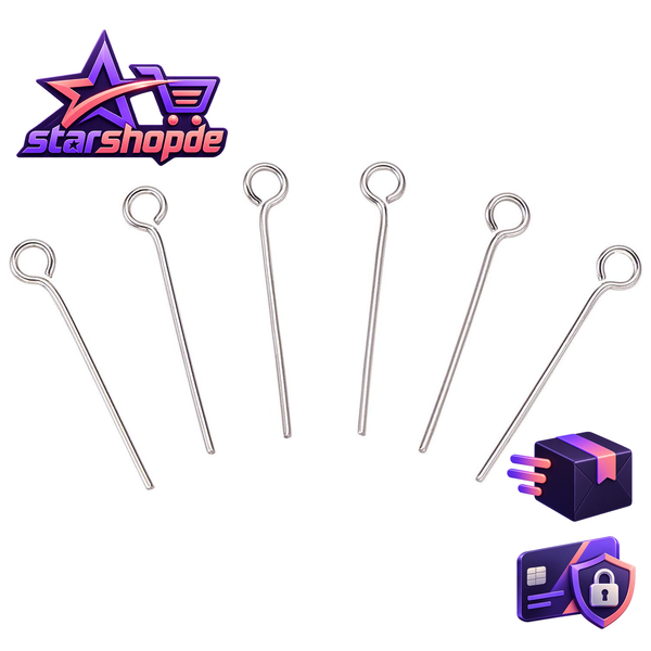 ÖSennadeln 304 Edelstahl 200 StüCk 24 Gauge 20Mm Schmuckherstellung Pins-image