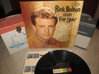 RICK NELSON Vinyl Lp  sings "FOR YOU" Original Decca DL-4479 Fools Rush In