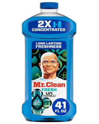 Mr. Clean 2X Concentrated Multi Surface Cleaner Fresh Unstopables Scent - 41 oz.